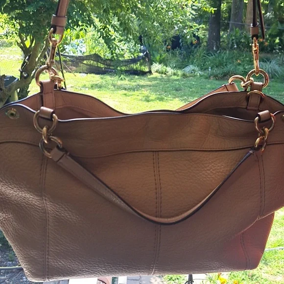 Coach Kelsey BLUSH PINK Soft Leather Satchel, Shoulder or Crossbody GUC - Picture 5 of 10